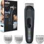 Braun BodyGroomer 3 BG3340 SkinShield Negro/Gris
